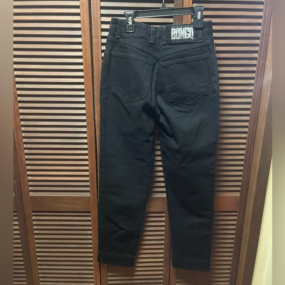 Vintage Y2K Bongo Jeans Womens 5 Black Denim High Waisted Charcoal Wash 90s